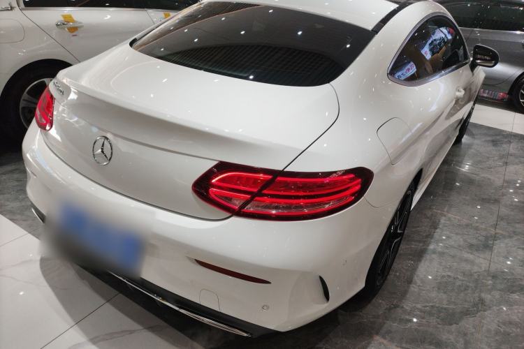 Used Mercedes-Benz C-Class 2021 C 200 Coupe Rear Right 45 Deg