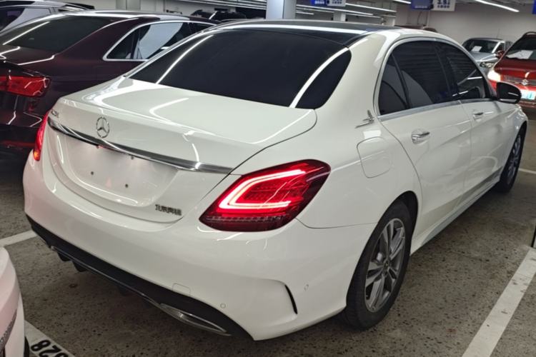 Used Mercedes-Benz C-Class 2021 C 200 L Fashion Edition Sport Version Rear Right 45 Deg