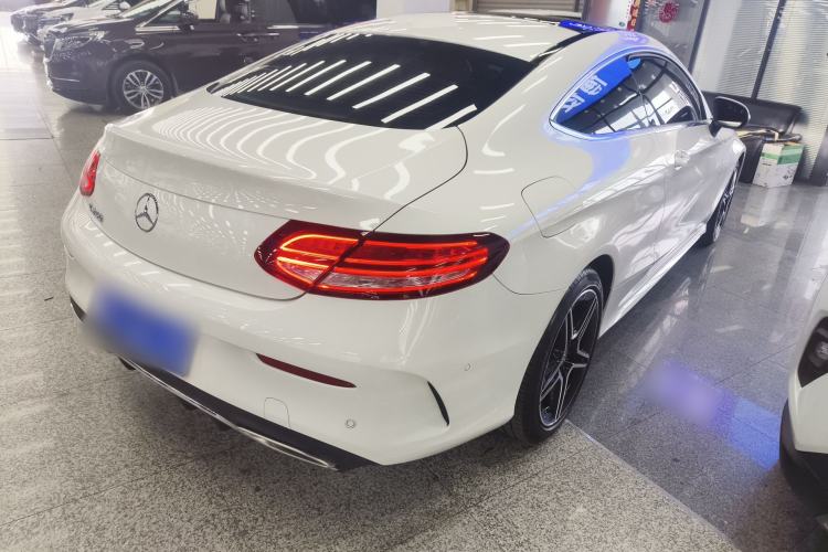 Used Mercedes-Benz C-Class 2021 C 260 Coupe Rear Right 45 Deg