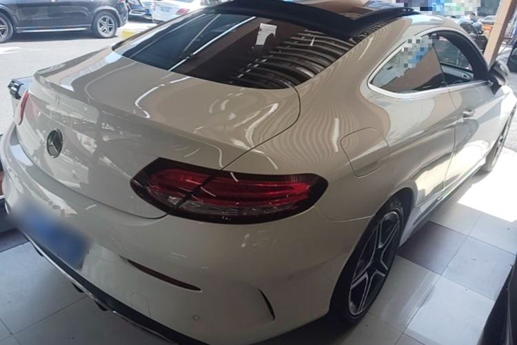 Used Mercedes-Benz C-Class 2021 C 200 Coupe Rear Right 45 Deg