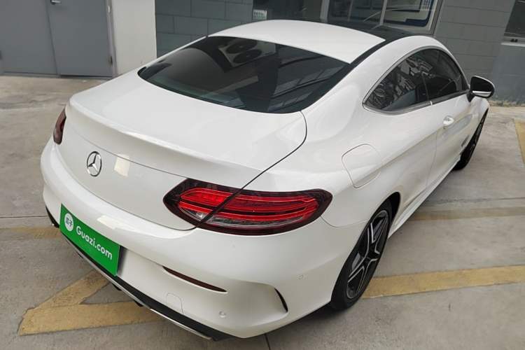 Used Mercedes-Benz C-Class 2021 C 260 Coupe Rear Right 45 Deg