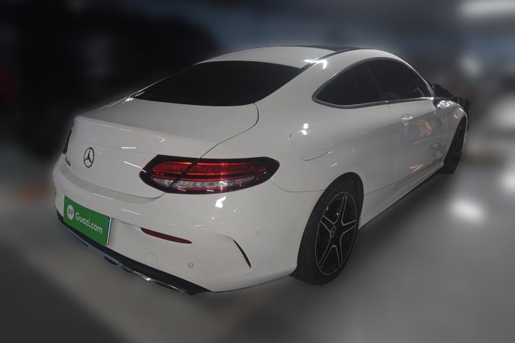 Used Mercedes-Benz C-Class 2021 C 260 Coupe Rear Right 45 Deg