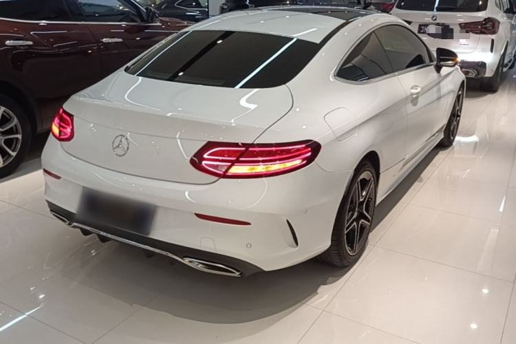 Used Mercedes-Benz C-Class 2021 C 260 Coupe Rear Right 45 Deg