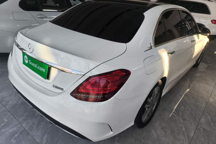 Used Mercedes-Benz C-Class 2021 C 200 L Fashion Edition Sport Version Rear Right 45 Deg