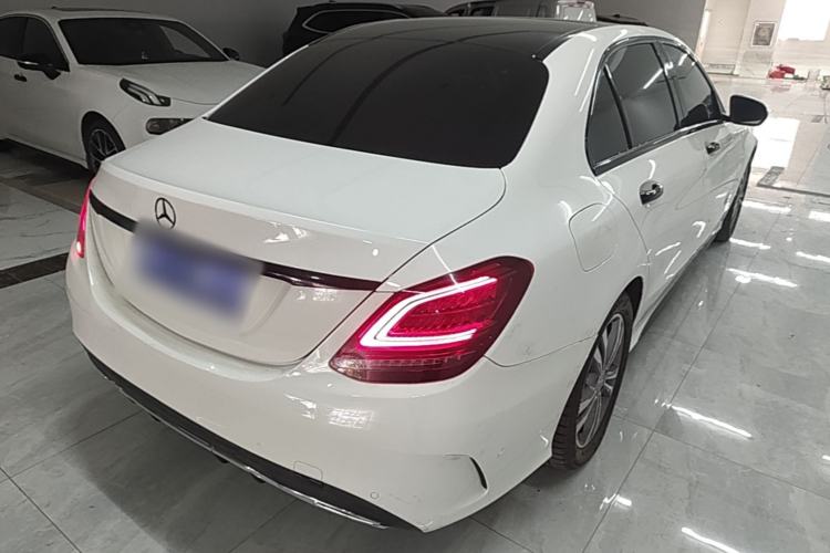 Used Mercedes-Benz C-Class 2021 C 200 L Fashion Edition Sport Version Rear Right 45 Deg