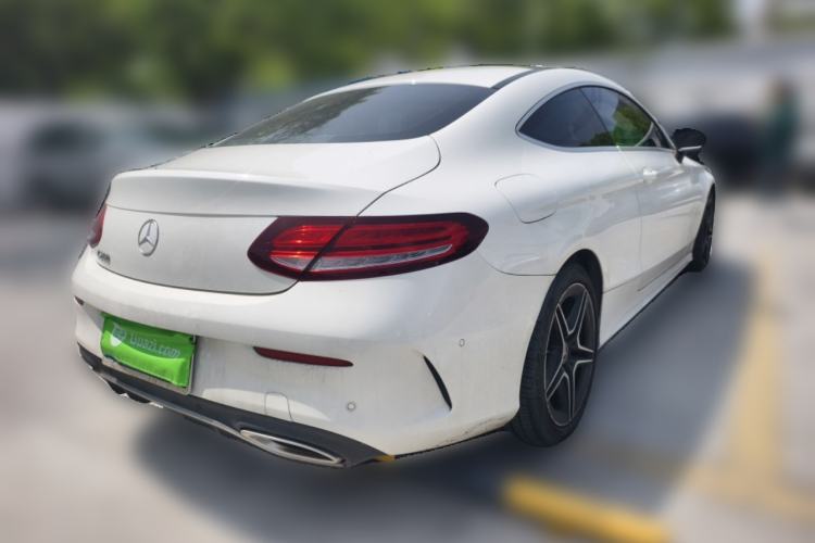 Used Mercedes-Benz C-Class 2021 C 260 Coupe Rear Right 45 Deg