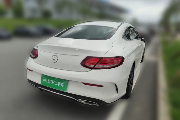 Used Mercedes-Benz C-Class 2021 C 260 Coupe Rear Right 45 Deg
