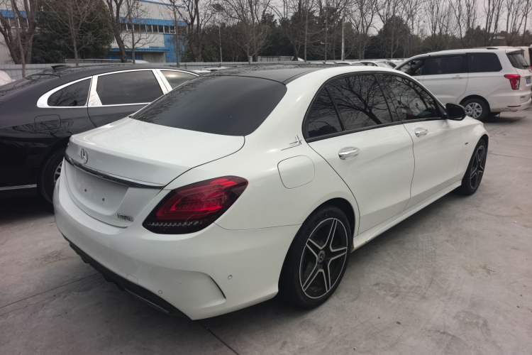 Used Mercedes-Benz C-Class 2021 C 260 L Sport Edition Star Collection Rear Right 45 Deg