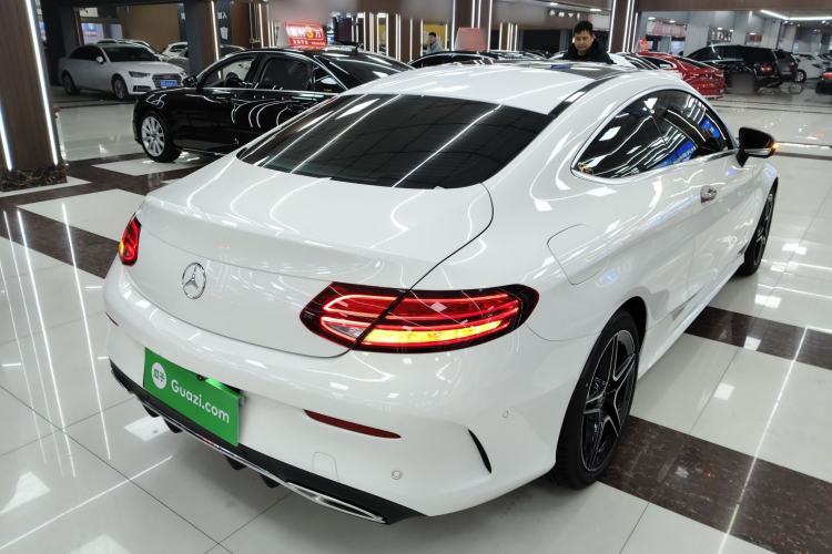 Used Mercedes-Benz C-Class 2021 C 260 Coupe Rear Right 45 Deg