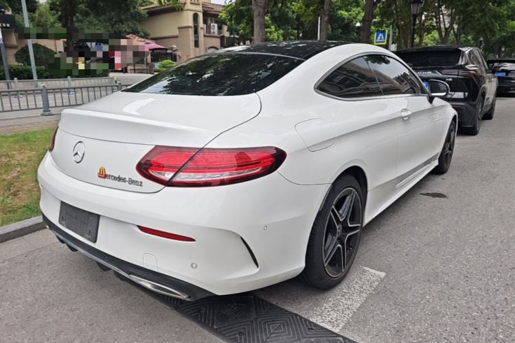 Used Mercedes-Benz C-Class 2021 C 260 Coupe Rear Right 45 Deg