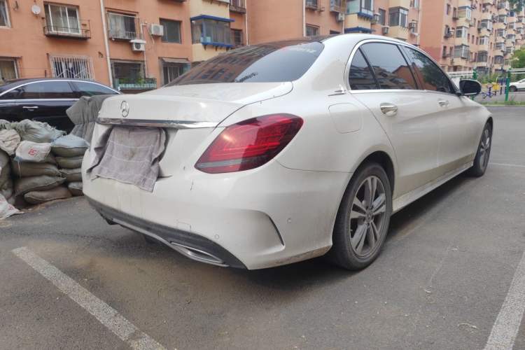 Used Mercedes-Benz C-Class 2021 C 200 L Fashion Edition Sport Version Rear Right 45 Deg