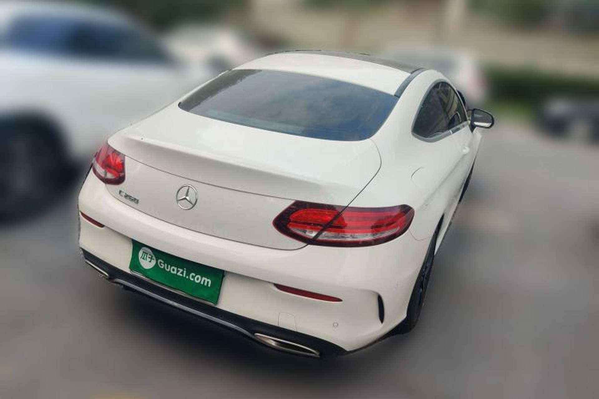 Used Mercedes-Benz C-Class 2021 C 260 Coupe Rear Right 45 Deg