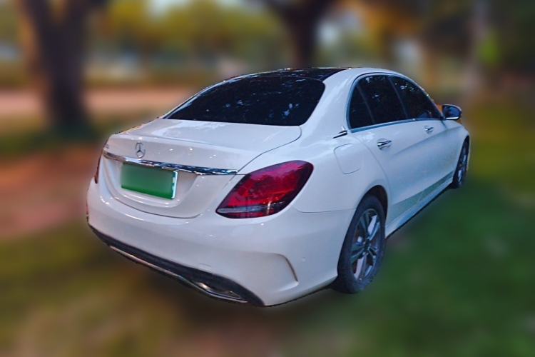 Used Mercedes-Benz C-Class 2021 C 200 L Fashion Edition Sport Version Rear Right 45 Deg