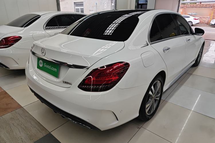 Used Mercedes-Benz C-Class 2021 C 200 L Fashion Edition Sport Version Rear Right 45 Deg