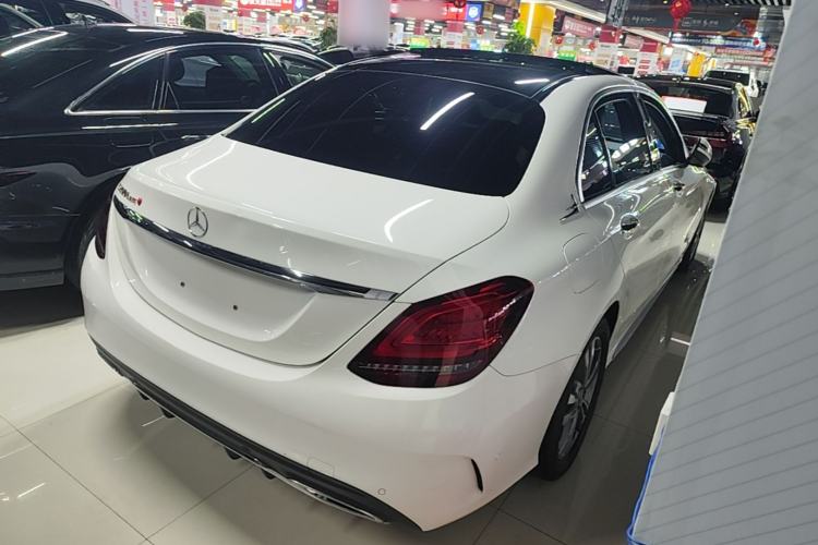 Used Mercedes-Benz C-Class 2021 C 200 L Fashion Edition Sport Version Rear Right 45 Deg