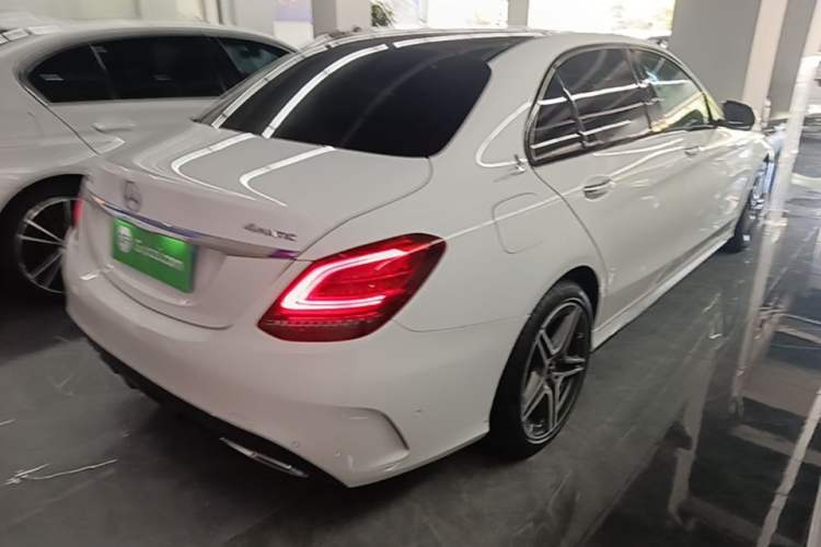 Used Mercedes-Benz C-Class 2021 C 260 L Sport Edition Star Collection Rear Right 45 Deg