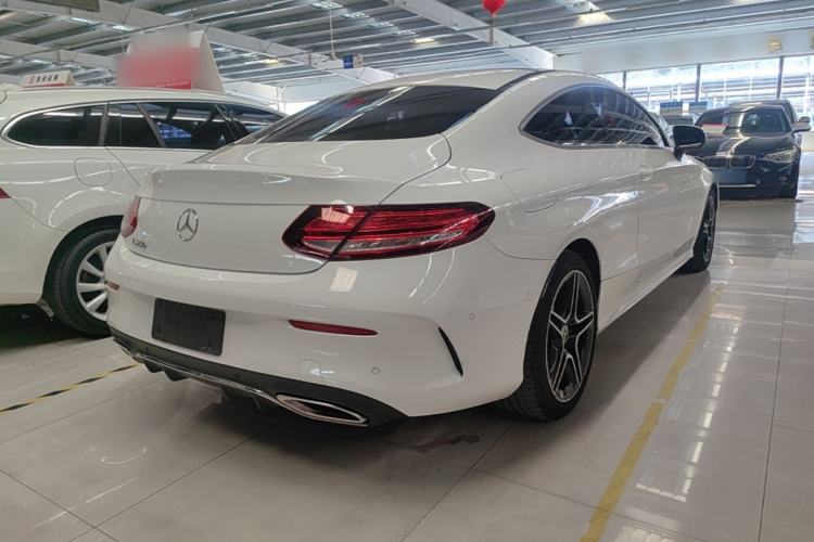 Used Mercedes-Benz C-Class 2021 C 260 Coupe Rear Right 45 Deg