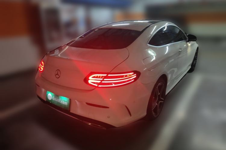 Used Mercedes-Benz C-Class 2021 C 260 Coupe Rear Right 45 Deg