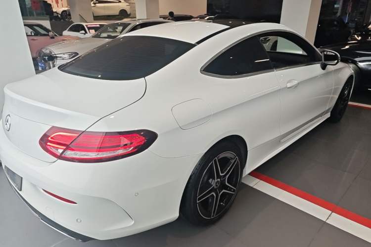 Used Mercedes-Benz C-Class 2021 C 260 Coupe Rear Right 45 Deg