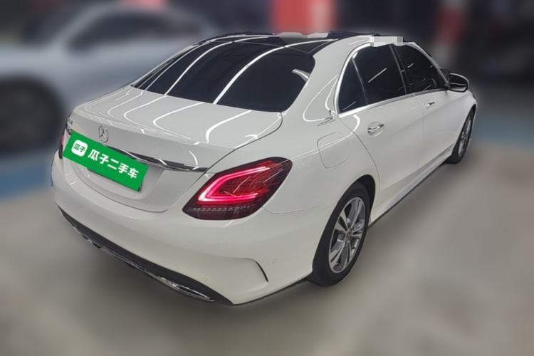 Used Mercedes-Benz C-Class 2021 C 200 L Fashion Edition Sport Version Rear Right 45 Deg