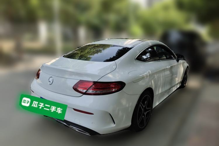Used Mercedes-Benz C-Class 2021 C 260 Coupe Rear Right 45 Deg