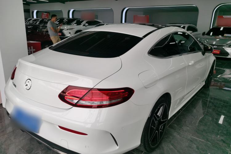 Used Mercedes-Benz C-Class 2021 C 260 Coupe Rear Right 45 Deg