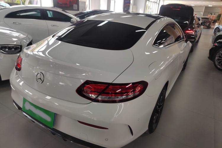 Used Mercedes-Benz C-Class 2021 C 260 Coupe Rear Right 45 Deg