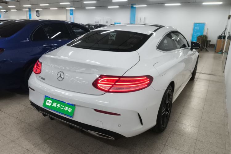 Used Mercedes-Benz C-Class 2021 C 260 Coupe Rear Right 45 Deg
