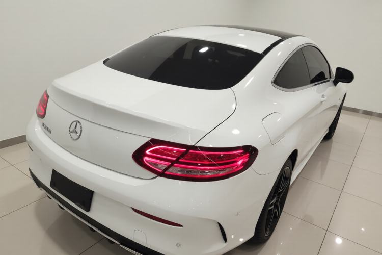Used Mercedes-Benz C-Class 2021 C 260 Coupe Rear Right 45 Deg