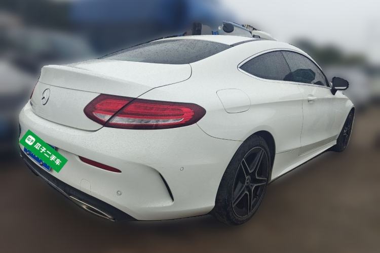 Used Mercedes-Benz C-Class 2021 C 260 Coupe Rear Right 45 Deg