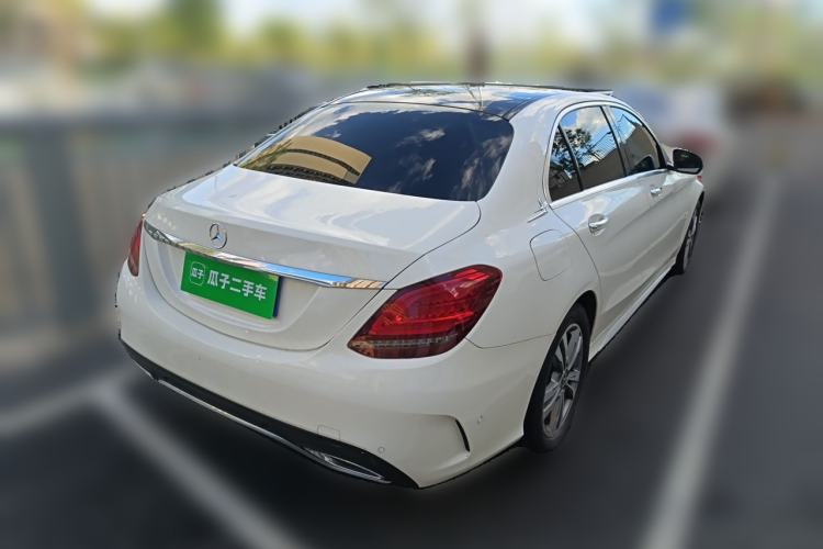 Used Mercedes-Benz C-Class 2021 C 200 L Fashion Edition Sport Version Rear Right 45 Deg