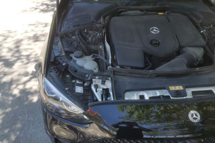 Used Mercedes-Benz C-Class 2022 C 260 L Obsidian Night Sport Edition Engine Bay Right