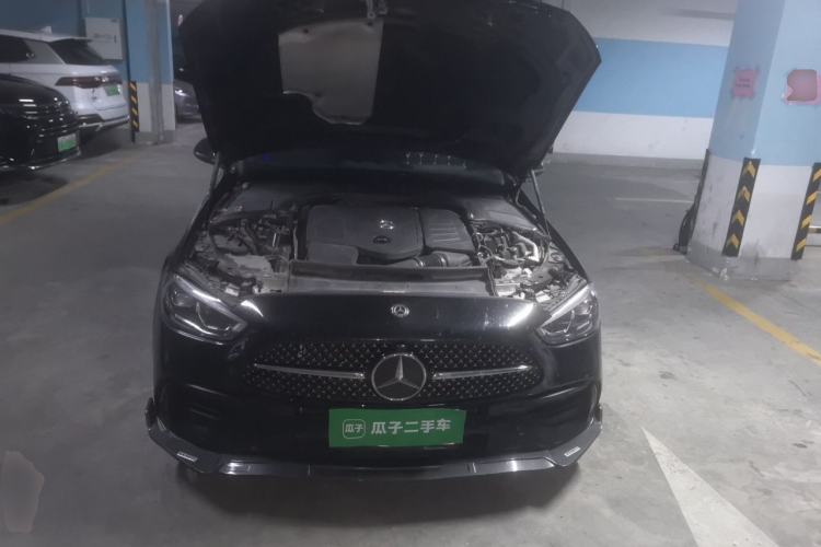 Used Mercedes-Benz C-Class 2022 C 260 L Obsidian Night Sport Edition Engine Bay