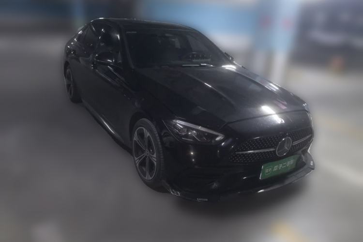 Used Mercedes-Benz C-Class 2022 C 260 L Obsidian Night Sport Edition Front Right 45 Deg