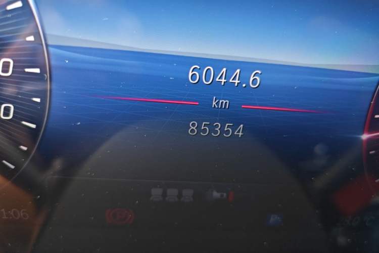 Used Mercedes-Benz C-Class 2022 Facelift C 260 L Odometer Close Up