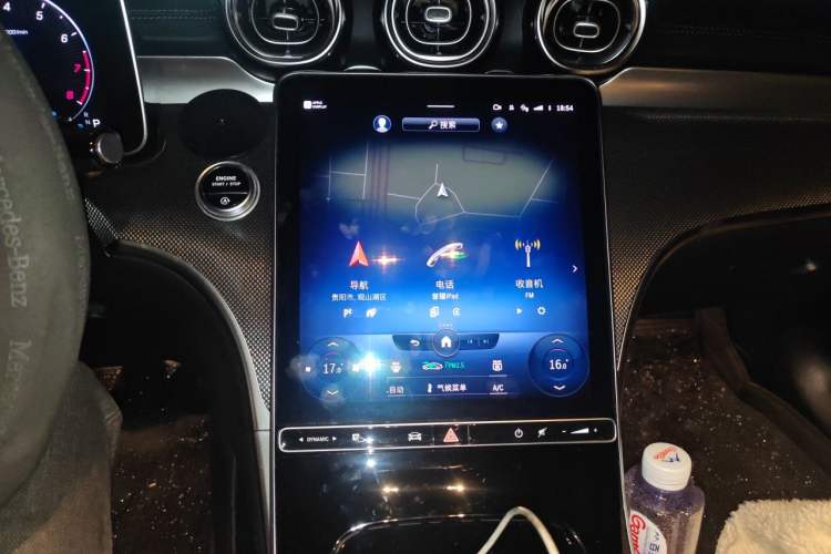 Used Mercedes-Benz C-Class 2022 Restyled C 260 L Sport Edition Audio And AC Panel