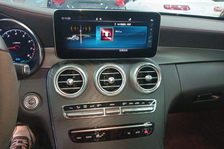 Used Mercedes-Benz C-Class 2022 Refreshed C 260 Coupe Audio And AC Panel