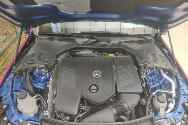 Used Mercedes-Benz C-Class 2022 C 260 L Obsidian Night Sport Edition Engine Bay