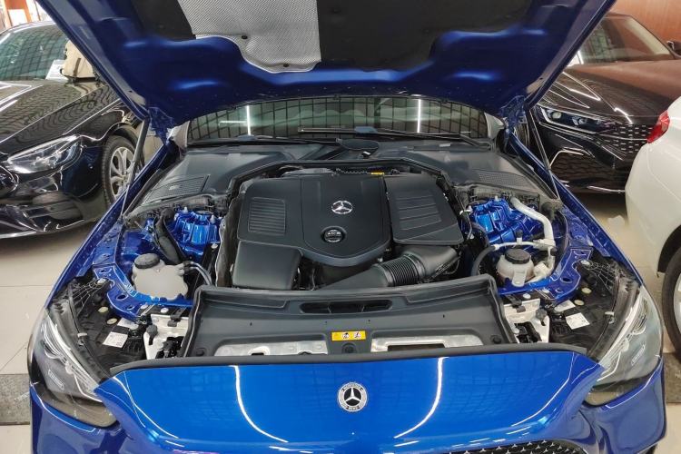 Used Mercedes-Benz C-Class 2022 C 260 L Obsidian Night Sport Edition Engine Bay