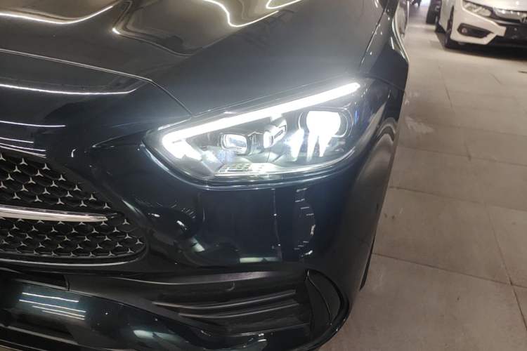 Used Mercedes-Benz C-Class 2022 C 260 L Obsidian Night Sport Edition Left Front Headlight