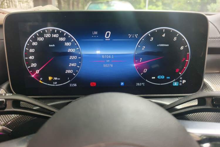 Used Mercedes-Benz C-Class 2022 Restyled C 260 L Sport Edition Odometer Close Up