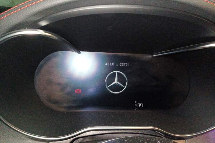 Used Mercedes-Benz C-Class 2022 Refreshed C 260 Coupe Odometer Close Up