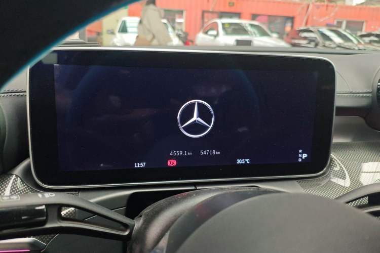 Used Mercedes-Benz C-Class 2022 C 260 L Sport Edition Odometer Close Up
