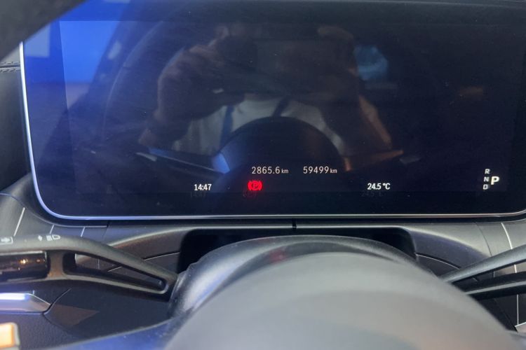 Used Mercedes-Benz C-Class 2022 Restyled C 260 L Sport Edition Odometer Close Up