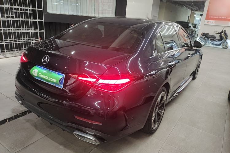 Used Mercedes-Benz C-Class 2022 C 260 L Obsidian Night Sport Edition Rear Right 45 Deg