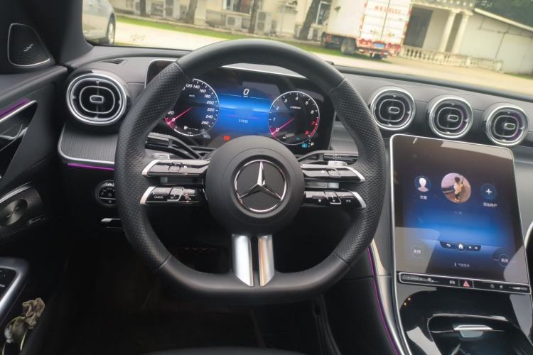 Used Mercedes-Benz C-Class 2022 Revised C 260 L Starry Night Sport Edition Steering Wheel