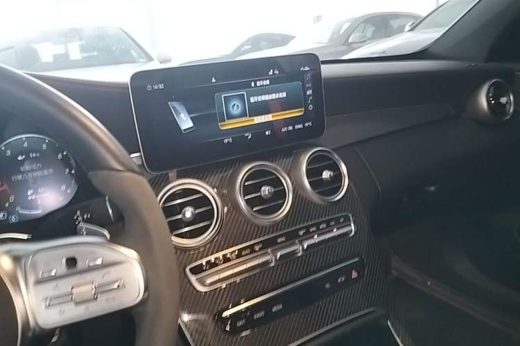 Used Mercedes-Benz C-Class 2022 Refreshed C 260 Coupe Audio And AC Panel