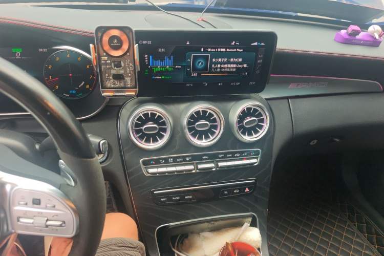 Used Mercedes-Benz C-Class 2022 Refreshed C 260 Coupe Audio And AC Panel