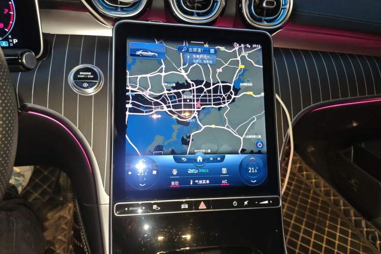 Used Mercedes-Benz C-Class 2022 Restyled C 260 L Sport Edition Audio And AC Panel