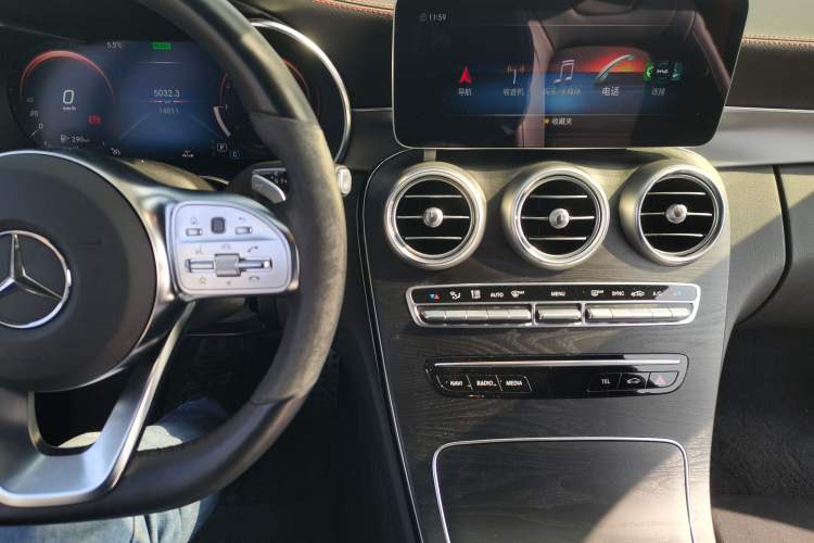 Used Mercedes-Benz C-Class 2022 C 260 Coupe Audio And AC Panel